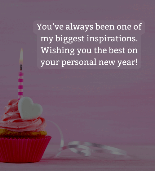 You’ve always been one of my biggest inspirations.