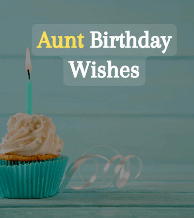 birthday wishes for aunt