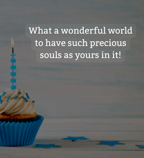 What a wonderful world to have such precious souls as yours in it!