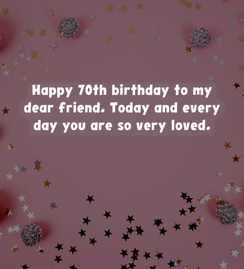 450+ Happy 70th Birthday: Cheers 70 Years - WishesBirthdays
