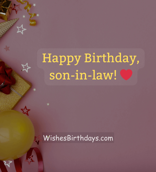Happy Birthday, son-in-law! ❤️