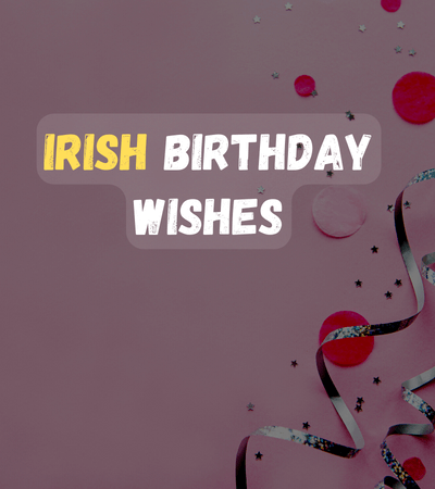 Irish birthday wishes