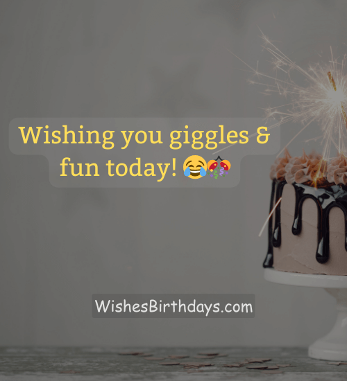 Wishing you giggles & fun today! 😂🎊