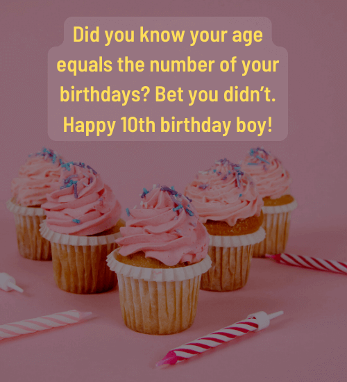 Did you know your age equals the number of your birthdays? Bet you didn’t.