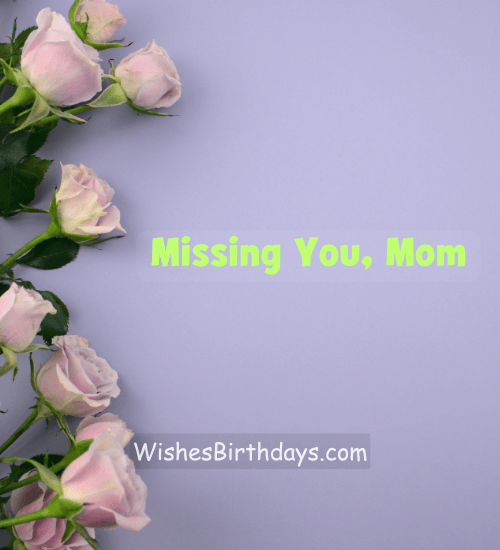 Missing You, Mom