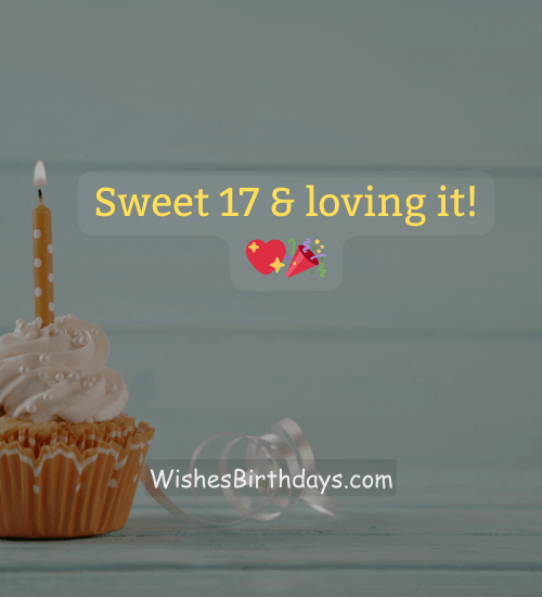 Sweet 17 & loving it!