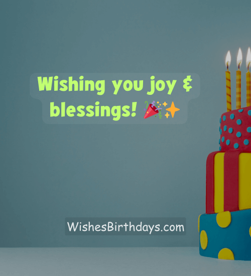 Wishing you joy & blessings! 🎉✨