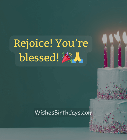 Rejoice! You’re blessed! 🎉🙏