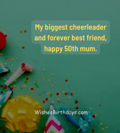 My biggest cheerleader and forever best friend, happy 50th mum.
