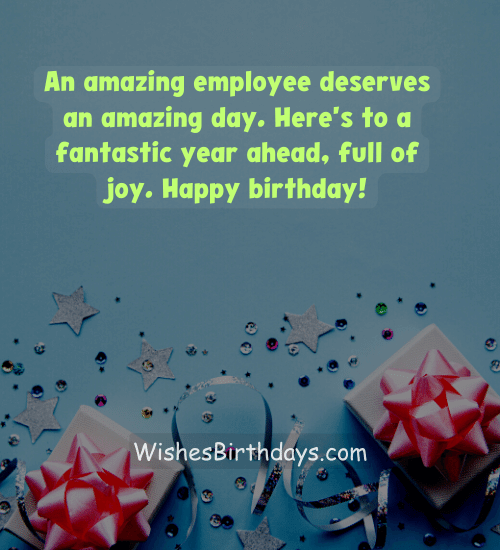 350+ Employee Birthday Wishes: Celebrating Success - Wishesbirthdays