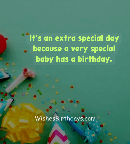Happy 1st Year Birthday Wishes: Celebrating - WishesBirthdays