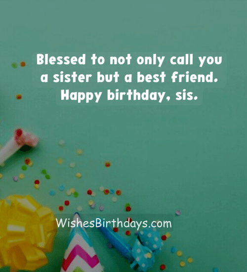 350+ Blessing Birthday Wishes for Sister - WishesBirthdays
