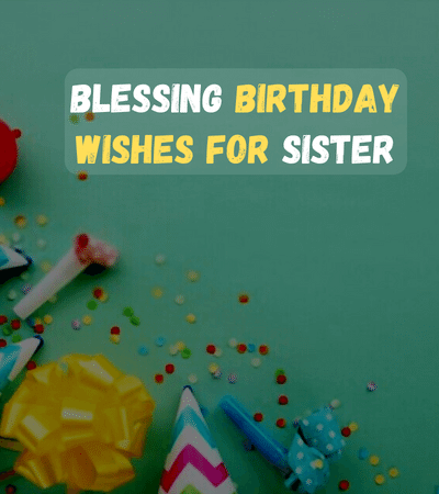 blessing birthday wishes for sister