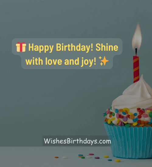 🎁 Happy Birthday! Shine with love and joy! ✨ - birthday blessing wishes for daughter