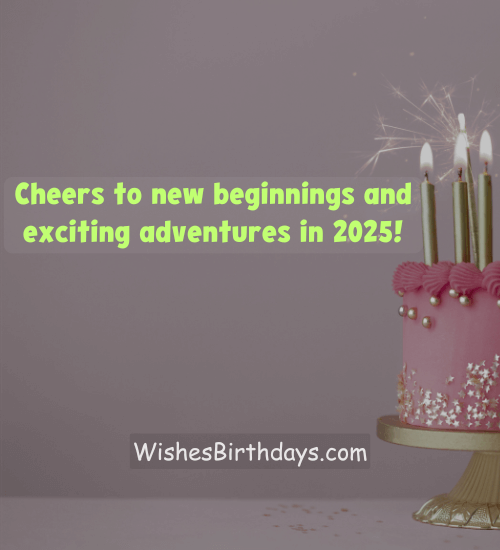 Cheers to new beginnings and exciting adventures in 2025!