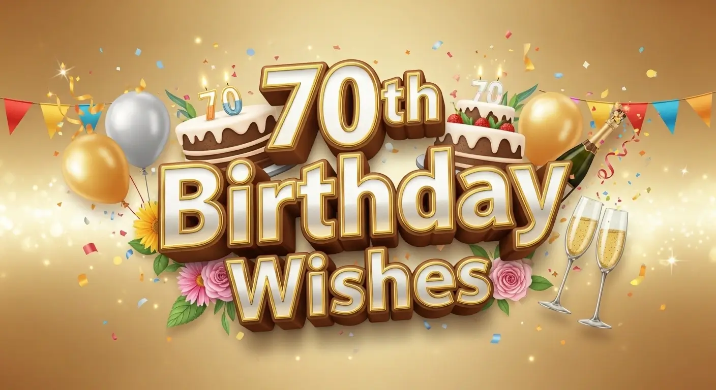 70th Birthday Wishes